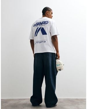 ASOS Oversized T-Shirt With Goods Archive Graphic - Blue