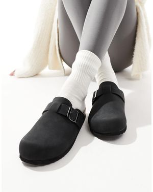 SEQWL Wide Fit Clogs - Black