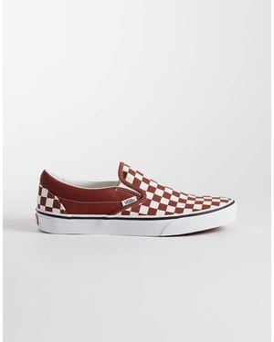 Vans Slip-on Checkerboard Trainers - Brown