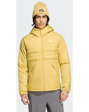 adidas Terrex Multi Climawarm Insulated Hooded Jacket - Yellow