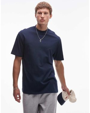 TOPMAN T-Shirt Oversize - Blu