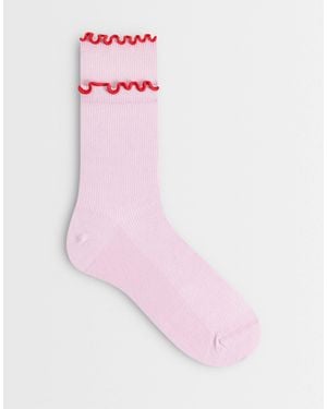 ASOS – knöchelhohe socken - Pink