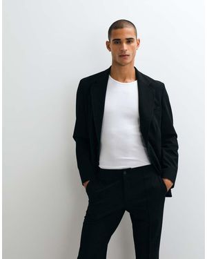 ASOS Stretch Crease Resistant Slim Suit Jacket - Black