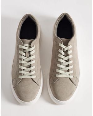 ASOS – sneaker aus grauem wildleder - Mehrfarbig