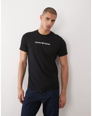 Emporio Armani Bodywear Chest Logo - Black