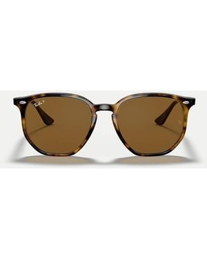 Ray-Ban Rb4306 Irregular Polarised Sunglasses With Lens - Natural