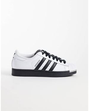adidas Originals Superstar ii baskets blanches et es avec semelle e - Noir