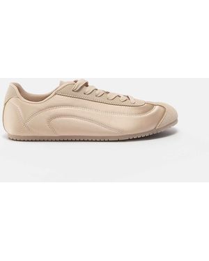 Pull&Bear – stoff-sneaker - Natur