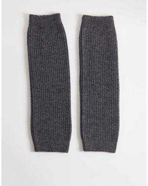 ASOS Knit Leg Warmers - Gray