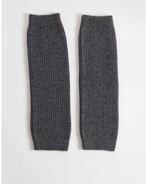 ASOS Knit Leg Warmers - Grey