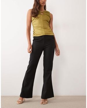 ASOS Tailored Snatch Tux Flare Pants - Black
