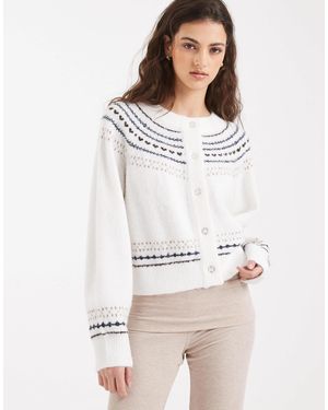 Cotton On Button Up Cardigan - White