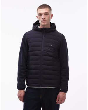 Tommy Hilfiger Performance Padded Jacket With Hood - Blue