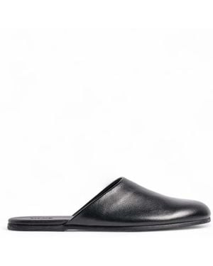 NA-KD Leather Slip Ons - White