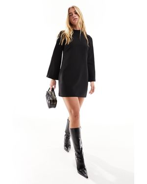 Closet Robe courte à manches longues et col montant - Noir