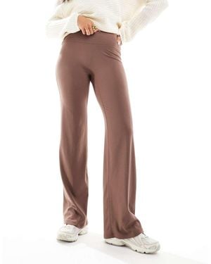 Cotton On Ultra Soft Wide Leg Trousers - Brown