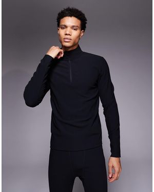 ASOS 4505 Ski & Snow Asos 4505 ski – thermisches, geripptes baselayer-oberteil aus schweißableitendem material - Blau