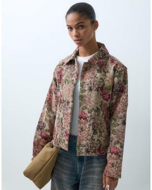 JJXX Jacquard Overshirt - Brown