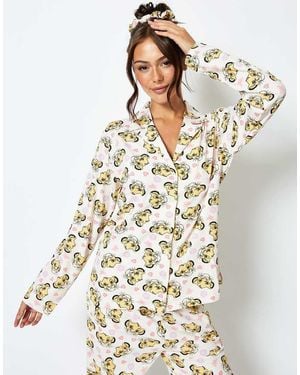Skinnydip London London Disney Simba Pyjama Set - White