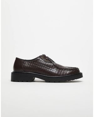 ASOS Lace-up Apron Shoes - White