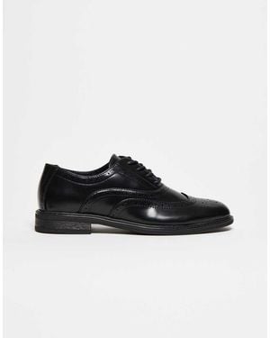 ASOS Smart Brogue Shoes - Black