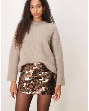 Glamorous Mini Skirt - Brown