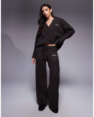 Kaiia Pantaloni A Fondo Ampio Marroni - Blu