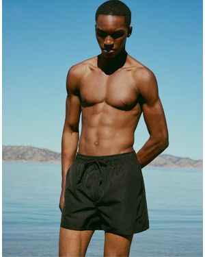 Pull&Bear – e badeshorts - Grün