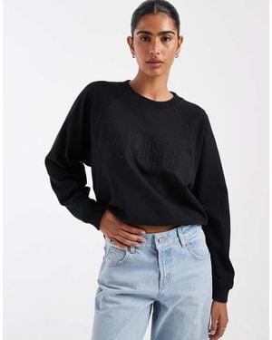 Gap Crew Neck Logo Sweatshirt - Black