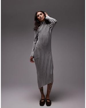 TOPSHOP Vestito Midi - Grigio