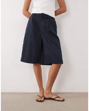 Threadbare Pantalones Cortos Bermuda De Sastre En - Azul