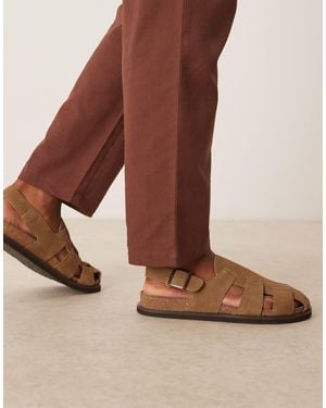 ASOS Closed Fisherman Sandals - Brown