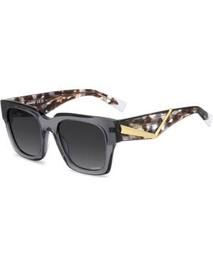 Missoni Sunglasses Square Sunglasses With Dark Shaded Lenses - Black