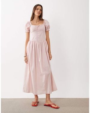 Cotton On Daisy Midaxi Dress - Pink