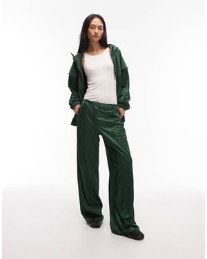 Nike Pantalones De Pernera Recta Con Cinturón De - Verde