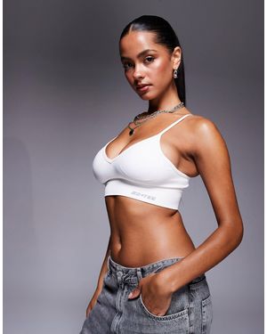 Bo&Tee Bo+Tee Define Luxe Crop Top - Grey