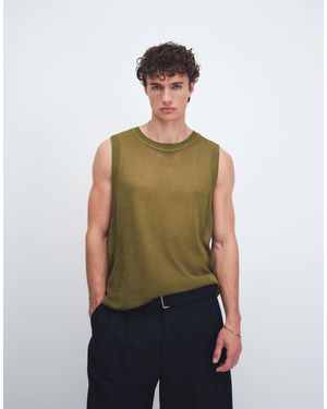 ASOS – leichtes relaxed-fit-tanktop aus strick - Grün