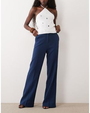 ASOS Getailleerde Snatch Flare - Blauw