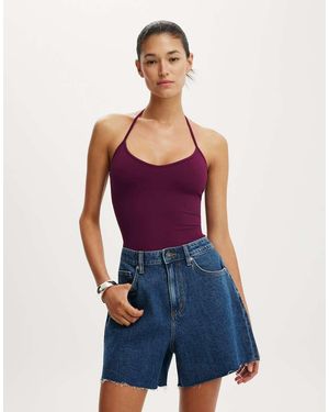 Cotton On High 90 S Denim Short - Blue