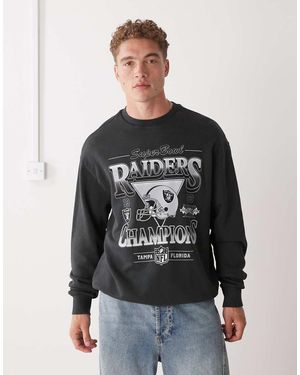 KTZ Las Vegas Raiders Oversized Sweatshirt - Black