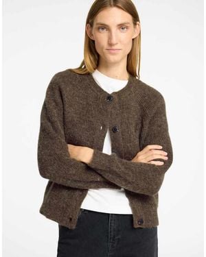 SELECTED Cardigan - Brown