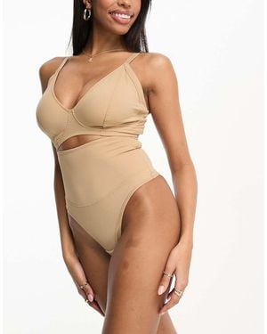 Ivory Rose Ivory Rose Control Shaping Thong - Natural