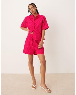 Nobody's Child Jen Shorts Co-ord - Pink