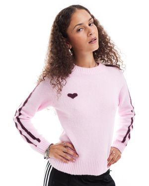 Monki – strickpullover - Pink