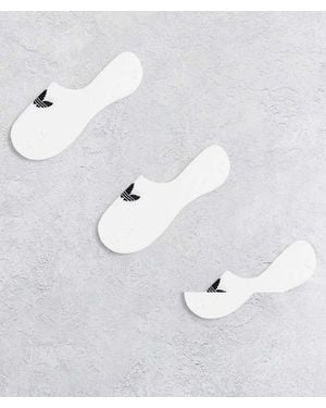 adidas Originals 3 Pack Trainer Socks - White
