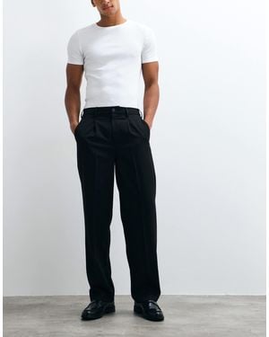 Only & Sons Loose Fit Tailored Pants - White