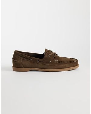 Mango Scarpe Da Barca Marroni - Marrone