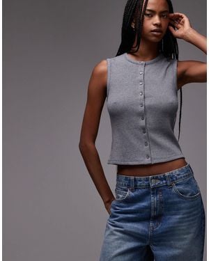 Levi's – rory – ärmelloses oberteil - Grau