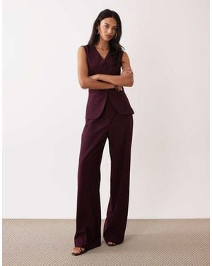 Mango Tailo Sleeveless Jumpsuit - Red