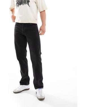 Weekday Klean Straight Leg Jeans - Black
